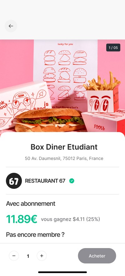 App screenshot - Box