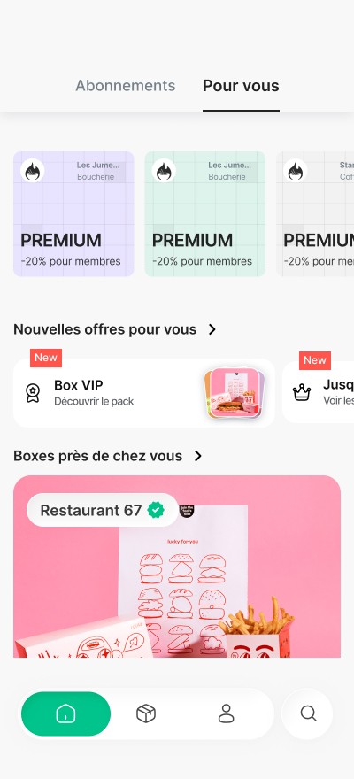 App screenshot - Pour vous